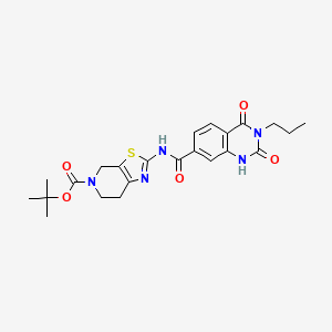 molecular formula C23H27N5O5S B3005795 Autogramin-1 