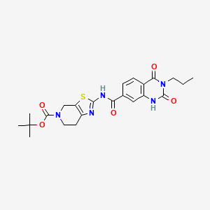 molecular formula C23H27N5O5S B3005795 Autogramin-1 CAS No. 2375541-73-2