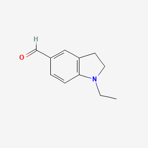 1-Ethyl-2,3-dihydro-1H-indole-5-carbaldehyde