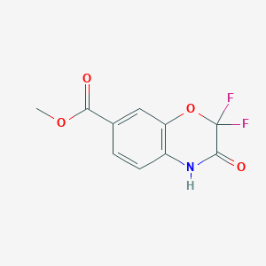 Methyl 2,2-difluoro-3-oxo-4H-1,4-benzoxazine-7-carboxylate
