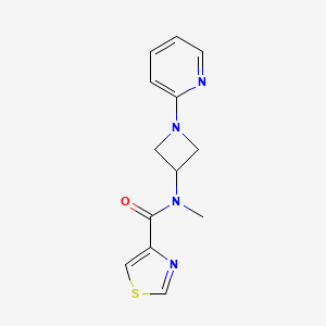 N-Methyl-N-(1-pyridin-2-ylazetidin-3-yl)-1,3-thiazole-4-carboxamide