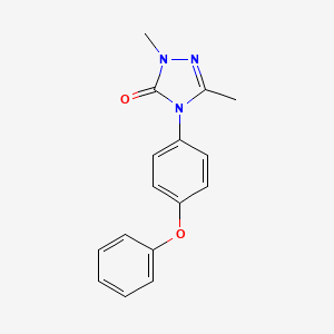 2,5-dimethyl-4-(4-phenoxyphenyl)-2,4-dihydro-3H-1,2,4-triazol-3-one