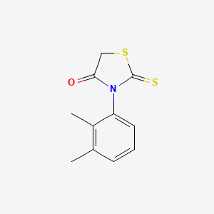molecular formula C11H11NOS2 B3006043 3-(2,3-Dimethylphenyl)-2-thioxo-1,3-thiazolidin-4-one CAS No. 108654-36-0