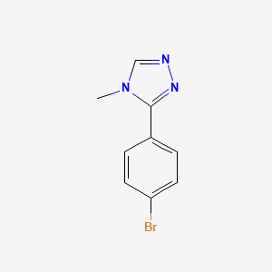 B3006160 3-(4-Bromophenyl)-4-methyl-1,2,4-triazole CAS No. 1250443-93-6
