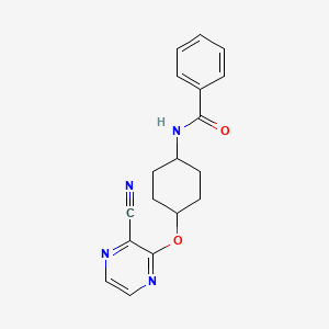 N-((1r,4r)-4-((3-cyanopyrazin-2-yl)oxy)cyclohexyl)benzamide