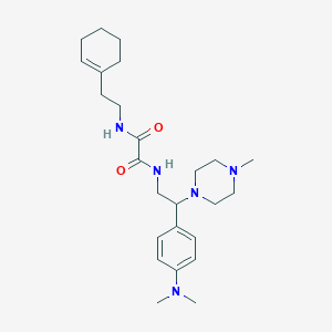 N1-(2-(cyclohex-1-en-1-yl)ethyl)-N2-(2-(4-(dimethylamino)phenyl)-2-(4-methylpiperazin-1-yl)ethyl)oxalamide