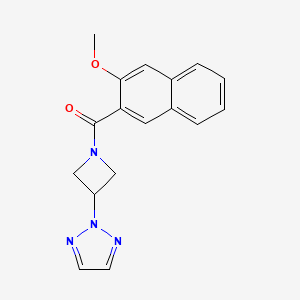 (3-Methoxynaphthalen-2-yl)-[3-(triazol-2-yl)azetidin-1-yl]methanone