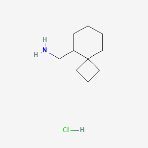 molecular formula C10H20ClN B3006208 Spiro[3.5]nonan-5-ylmethanamine hydrochloride CAS No. 2230798-61-3