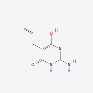 molecular formula C7H9N3O2 B3006242 2-amino-4-hydroxy-5-prop-2-enyl-1H-pyrimidin-6-one CAS No. 325851-51-2