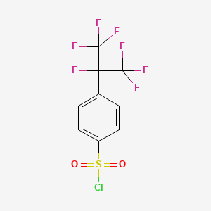 4-(Perfluoropropan-2-yl)benzenesulfonyl chloride