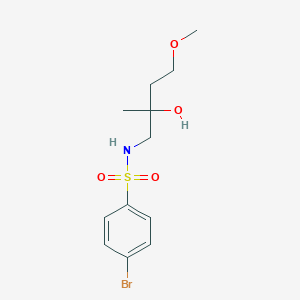 4-bromo-N-(2-hydroxy-4-methoxy-2-methylbutyl)benzenesulfonamide