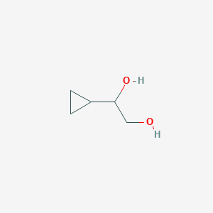 molecular formula C5H10O2 B3006266 1-Cyclopropylethane-1,2-diol CAS No. 134511-23-2; 784105-42-6