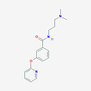 molecular formula C17H21N3O2 B3006283 N-[3-(dimethylamino)propyl]-3-(pyridin-2-yloxy)benzamide CAS No. 1706377-17-4