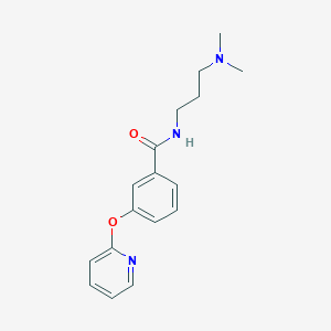 N-[3-(dimethylamino)propyl]-3-(pyridin-2-yloxy)benzamide
