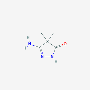5-Amino-4,4-dimethyl-2,4-dihydro-pyrazol-3-one