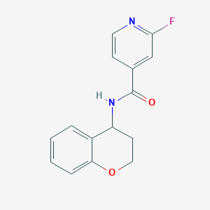 N-(3,4-dihydro-2H-1-benzopyran-4-yl)-2-fluoropyridine-4-carboxamide