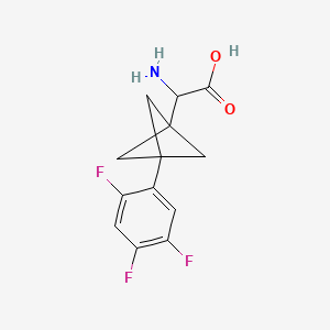 2-Amino-2-[3-(2,4,5-trifluorophenyl)-1-bicyclo[1.1.1]pentanyl]acetic acid