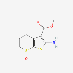 Methyl 2-amino-7-oxo-5,6-dihydro-4H-thieno[2,3-b]thiopyran-3-carboxylate