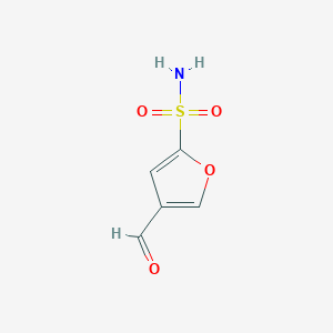 4-Formylfuran-2-sulfonamide