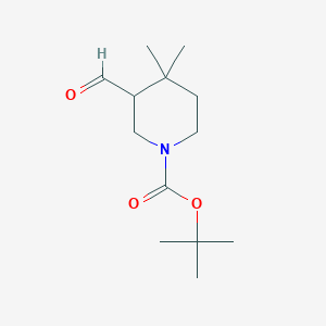 tert-Butyl 3-formyl-4,4-dimethylpiperidine-1-carboxylate