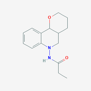 N-(2,3,4,4a,5,10b-hexahydropyrano[3,2-c]quinolin-6-yl)propanamide