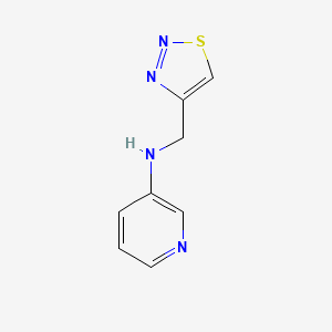 molecular formula C8H8N4S B3006374 N-(1,2,3-thiadiazol-4-ylmethyl)pyridin-3-amine CAS No. 1156894-35-7