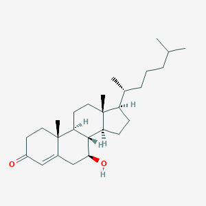 molecular formula C27H44O2 B030064 7beta-Hydroxy-4-cholesten-3-one CAS No. 25876-54-4