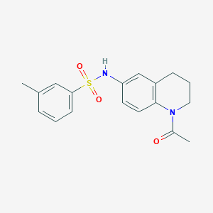 B3006433 N-(1-acetyl-3,4-dihydro-2H-quinolin-6-yl)-3-methylbenzenesulfonamide CAS No. 942006-00-0