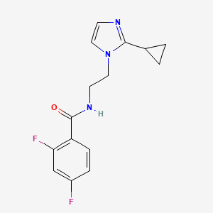 N-(2-(2-cyclopropyl-1H-imidazol-1-yl)ethyl)-2,4-difluorobenzamide