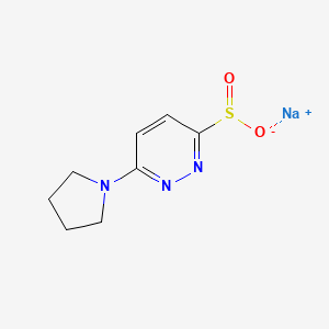 Sodium 6-(pyrrolidin-1-yl)pyridazine-3-sulfinate