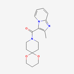 (2-Methylimidazo[1,2-a]pyridin-3-yl)(1,5-dioxa-9-azaspiro[5.5]undecan-9-yl)methanone