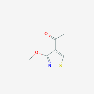 molecular formula C6H7NO2S B3006749 1-(3-Methoxy-1,2-thiazol-4-yl)ethan-1-one CAS No. 1779856-07-3