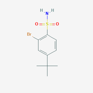 molecular formula C10H14BrNO2S B3006756 2-Bromo-4-(tert-butyl)benzenesulfonamide CAS No. 99177-40-9
