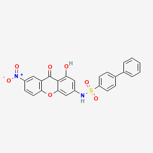molecular formula C25H16N2O7S B3006776 Pgam1-IN-2 