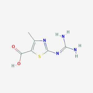 2-{[Amino(imino)methyl]amino}-4-methyl-1,3-thiazole-5-carboxylic acid
