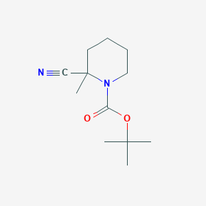 molecular formula C12H20N2O2 B3006870 tert-Butyl 2-cyano-2-methylpiperidine-1-carboxylate CAS No. 746658-72-0