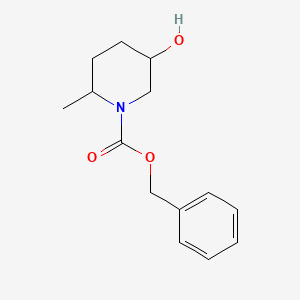 molecular formula C14H19NO3 B3006933 Benzyl 5-hydroxy-2-methylpiperidine-1-carboxylate CAS No. 1314396-07-0