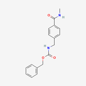 molecular formula C17H18N2O3 B3006974 benzyl N-{4-[(methylamino)carbonyl]benzyl}carbamate CAS No. 477847-77-1