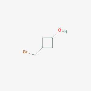 molecular formula C5H9BrO B3007023 3-(Bromomethyl)cyclobutan-1-ol CAS No. 2169140-89-8
