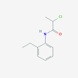 molecular formula C11H14ClNO B3007070 2-chloro-N-(2-ethylphenyl)propanamide CAS No. 1016802-55-3