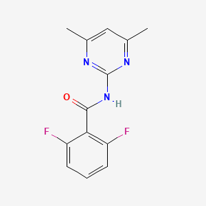 molecular formula C13H11F2N3O B3007072 N-(4,6-dimethylpyrimidin-2-yl)-2,6-difluorobenzamide CAS No. 712285-62-6