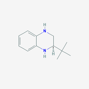 molecular formula C12H18N2 B3007111 (2R)-2-tert-butyl-1,2,3,4-tetrahydroquinoxaline CAS No. 1350827-66-5