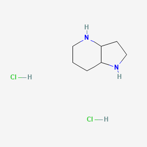 molecular formula C7H16Cl2N2 B3007205 octahydro-1H-pyrrolo[3,2-b]pyridine dihydrochloride CAS No. 2095409-70-2