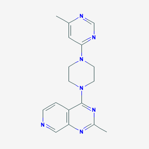 2-Methyl-4-[4-(6-methylpyrimidin-4-yl)piperazin-1-yl]pyrido[3,4-d]pyrimidine