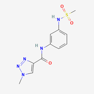 1-methyl-N-(3-(methylsulfonamido)phenyl)-1H-1,2,3-triazole-4-carboxamide