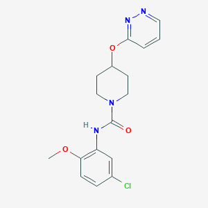 N-(5-chloro-2-methoxyphenyl)-4-(pyridazin-3-yloxy)piperidine-1-carboxamide