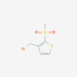 3-(Bromomethyl)-2-methanesulfonylthiophene