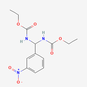 Diethyl ((3-nitrophenyl)methylene)dicarbamate