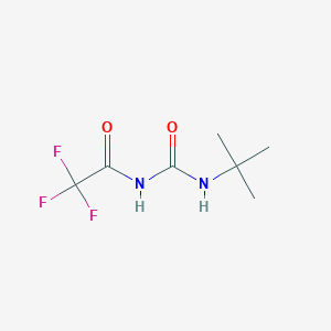 molecular formula C7H11F3N2O2 B3007261 N-(tert-butylcarbamoyl)-2,2,2-trifluoroacetamide CAS No. 325702-98-5