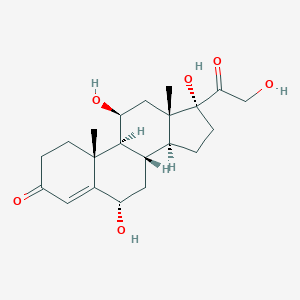 molecular formula C21H30O6 B030073 6α-羟基皮质醇 CAS No. 2242-98-0